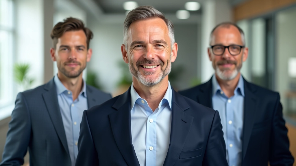 Tři osoby různého věku reprezentující různé životní etapy a jejich finanční strategie